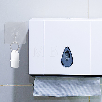 Plastic Toilet Paper Dispenser AJEW-WH0348-120-1