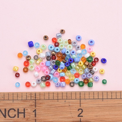 18 Colors Glass Seed Beads SEED-JP0007-03-1