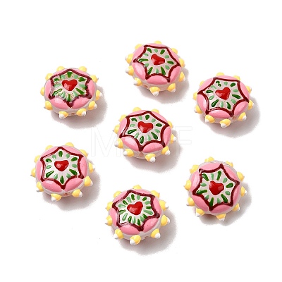Baking Paint Glass Enamel Beads LAMP-K039-34I-1