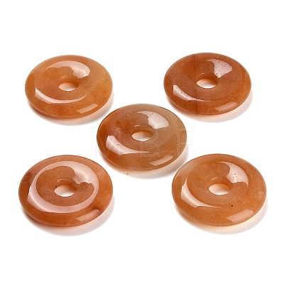 Natural Red Aventurine Pendants G-F831-A12-1