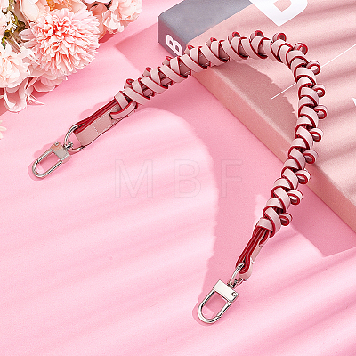PU Leather Woven Bag Handles AJEW-WH0367-59A-1
