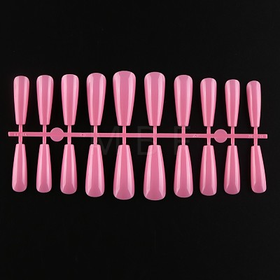 Solid Color Plastic Seamless Toe False Nail MRMJ-R106-TBL005-1