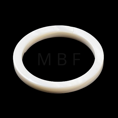 Natural White Shell Linking Ring SSHEL-M022-16-1