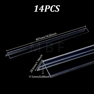 Plastic Self-adhesive Wall Corner Protector LS-AJEW-WH0606-90A-1