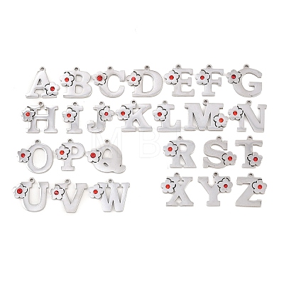 304 Stainless Steel Rhinestone Pendants Sets STAS-B123-03P-1
