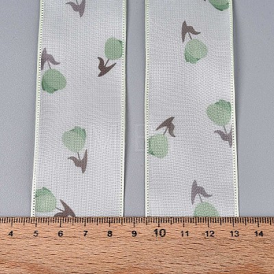 Single Face Printed Polyester Satin Ribbon SRIB-T009-05C-1