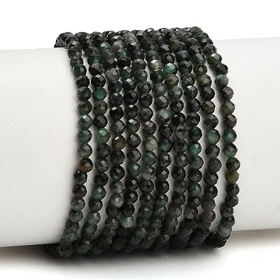 Natural Emerald Beads Strands GG-CBA77FB-B13-3mm-1