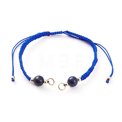 Adjustable Nylon Thread Braided Bead Bracelet Making AJEW-JB00893-1