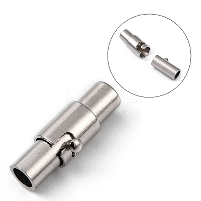 Brass Magnetic Screw Clasps X-MC079-1