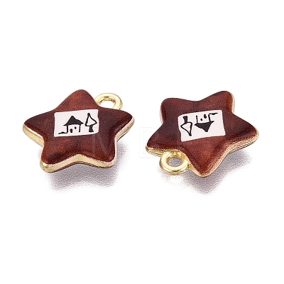 Printed Alloy Pendants PALLOY-SZC0008-10A-1
