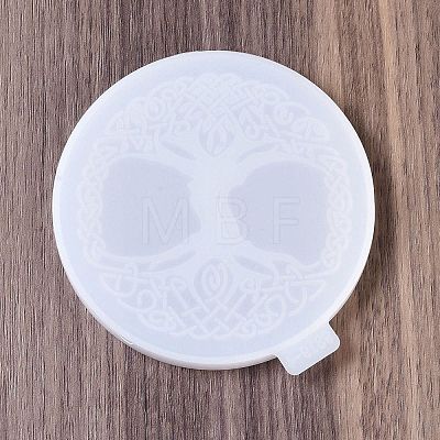 Tree of Life DIY Silicone Coaster Molds DIY-E073-03C-1