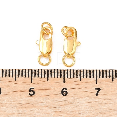 Brass Lobster Claw Clasps KK-KK801-G-1
