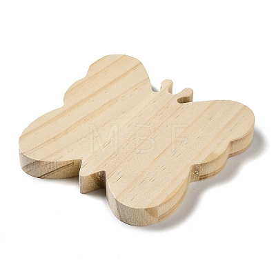 Butterfly Pine Wood Bracelet Design Boards X1-AJEW-D062-01-1