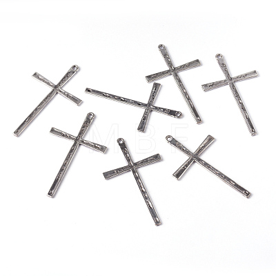 Tibetan Style Alloy Cross Large Pendants EAAA0100Y-NF-1