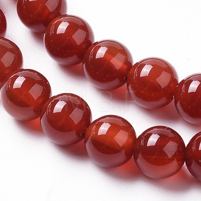 Natural Agate Beads Strands G-I261-B01-6mm-1