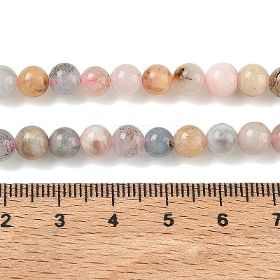 Natural Morganite Beads Strands G-Z164-A01-6mm-1