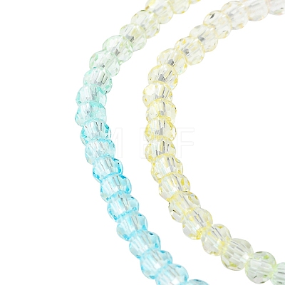 Transparent Glass Beads Strands GLAA-YW0001-59A-1