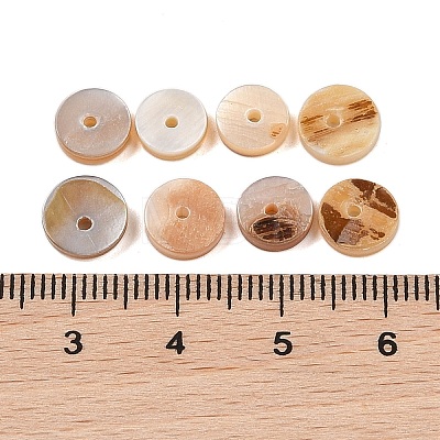 Natural Shell Bead Spacers SHEL-P004-01-1