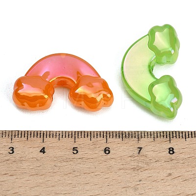 UV Plating Opaque Acrylic Beads AC-CBAEEF4-12-1