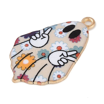 Halloween Alloy Enamel Pendants ENAM-C023-01KCG-04-1