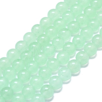 Natural Malaysia Jade Beads Strands G-L645-C01-6mm-12-1