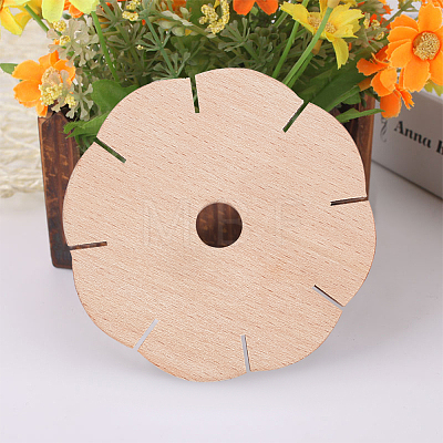Wood Braiding Disc Disk DIY-WH0034-55-1