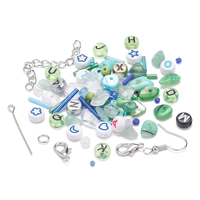 Natural Stone Chip Beads DIY Jewelry Set Making Kit DIY-YW0004-70A-1