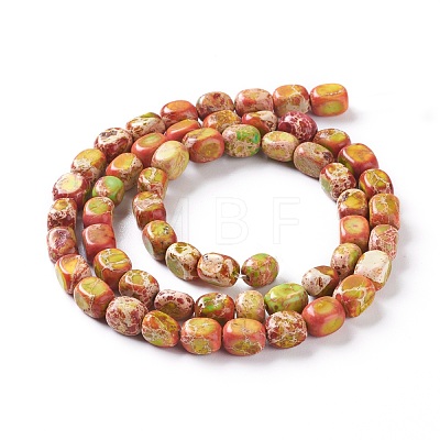 Natural Regalite/Imperial Jasper/Sea Sediment Jasper Beads Strands X-G-Z008-01C-1