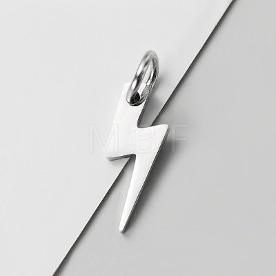 304 Stainless Steel Pendants STAS-CJC0003-12P-1