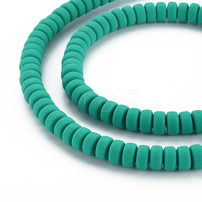 Handmade Polymer Clay Beads Strands LS-CLAY-N008-64-1