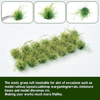 Resin Mini Grass Tufts AJEW-WH20120-10B-01-1