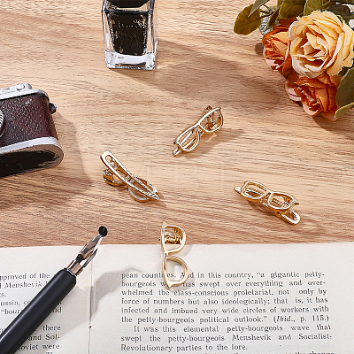 4Pcs Alloy Alligator Hair Clips PHAR-CP0001-31G-1