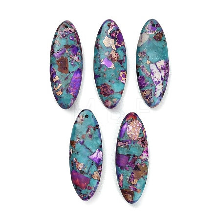 Dyed Synthetic Imperial Jasper Pendants GG-CBAA20A-09E-1
