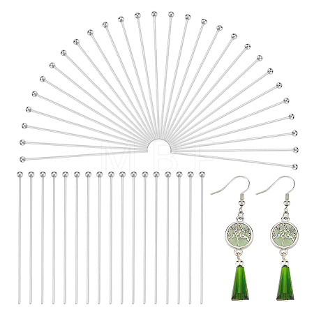 300Pcs 304 Stainless Steel Ball Head Pins STAS-UN0049-23-1