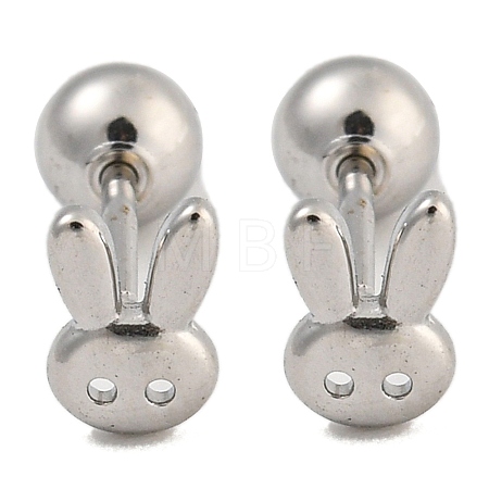 304 Stainless Steel Cartilage Earrings EJEW-B066-01D-P-1