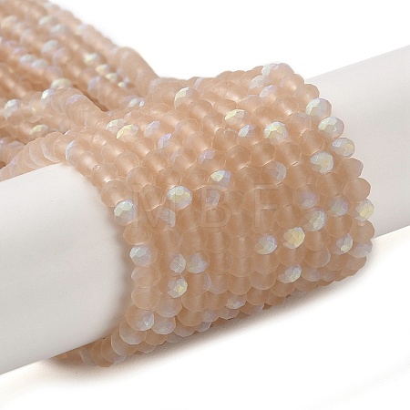 Imitation Jade Glass Beads Strands EGLA-A034-T2mm-MB20-1