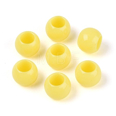 Opaque Acrylic Beads SACR-N018-05B-1