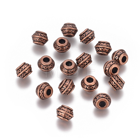 Tibetan Style Spacer Beads X-RLF0586Y-1