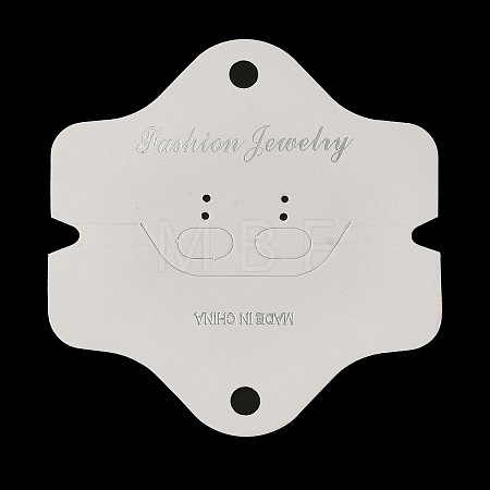 Fold Over Paper Jewelry Earring Display Cards CDIS-M005-34-1