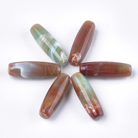 Acrylic Beads OACR-S029-044E-1