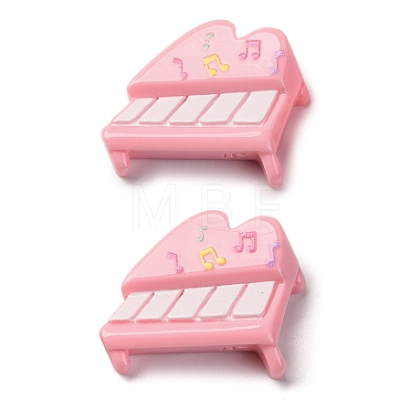 Opaque Music Theme Resin Cabochons CRES-Z010-02A-1