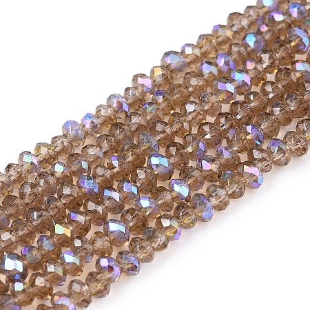 Electroplate Glass Beads Strands LS-EGLA-A044-T1mm-L16-1