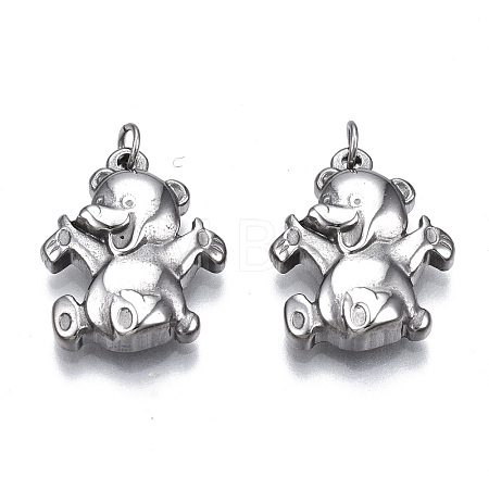 Non-Tarnish 304 Stainless Steel Pendants STAS-S116-410P-1