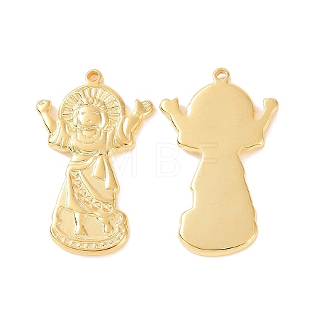 Ion Plating(IP) 304 Stainless Steel Pendants STAS-F293-03G-1