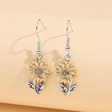 Alloy Dangle Earrings for Women WG164F9-01-1