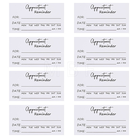 50Pcs Paper Appointment Reminder Cards AJEW-TADJ0001-22-1
