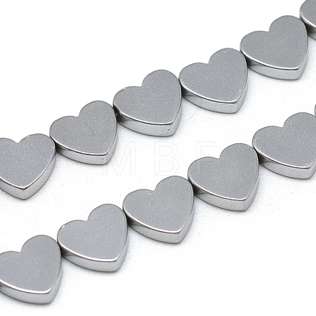 Electroplate Non-magnetic Synthetic Hematite Beads Strands X-G-T057-13H-1