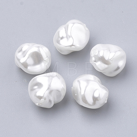 Eco-Friendly Plastic Imitation Pearl Beads MACR-T013-03-1