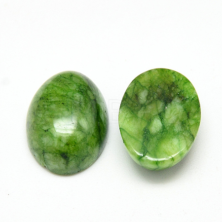 Dyed Natural White Jade Cabochons G-Q957-01E-13x18-1