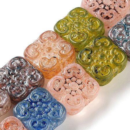 Painted Glass Bead Strands FIND-H023-05-1